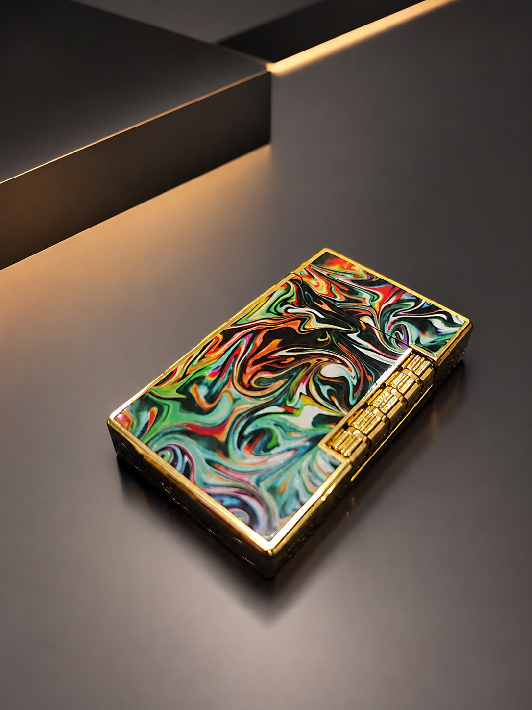 فندک بغل زن گازی برند لایتر (lighter) مدل ابر و بادی کد010