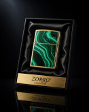 فندک بنزینی zorro بدنه فلزی طرح ابر بادی سری zk43