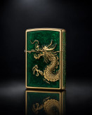 فندک بنزینی zorro بدنه فلز ی طرح dragon سری zk53