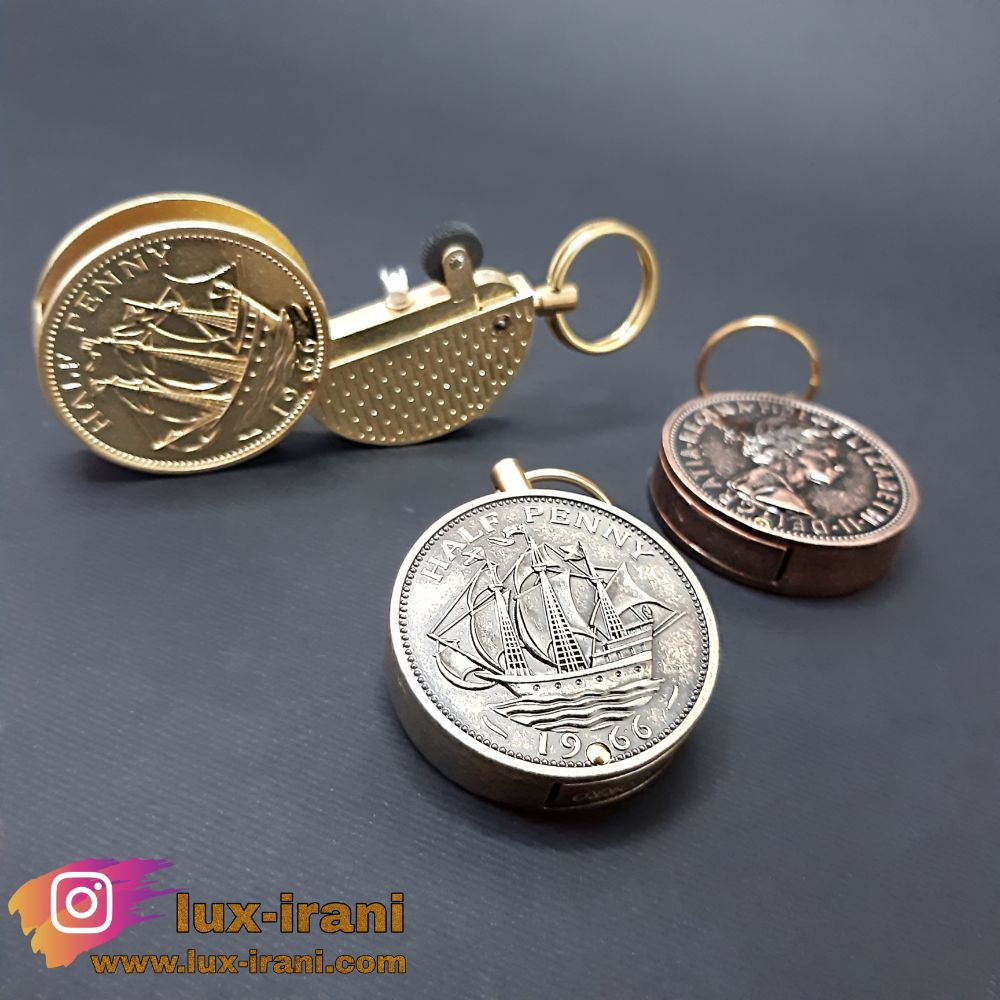 فندک بنزینی زورو طرح سکه ای اورجینال