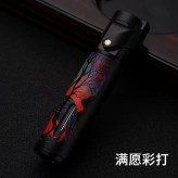فندک اتمی هانست بدنه فلزی طرح چهار فصل اورجینال مدل116