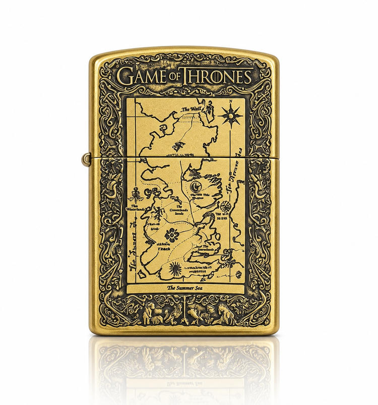 Game of Thrones Chief Gasoline Lighter (540 Degree Engraving) Original